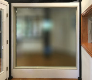 Inside View of PI2000 Large fixed picture window