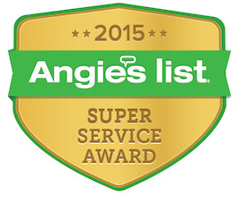 2015 ANGIE’S LIST SUPER SERVICE AWARD