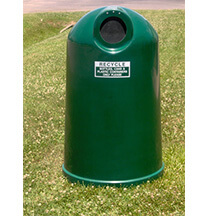 A recycling container made from Fibrex