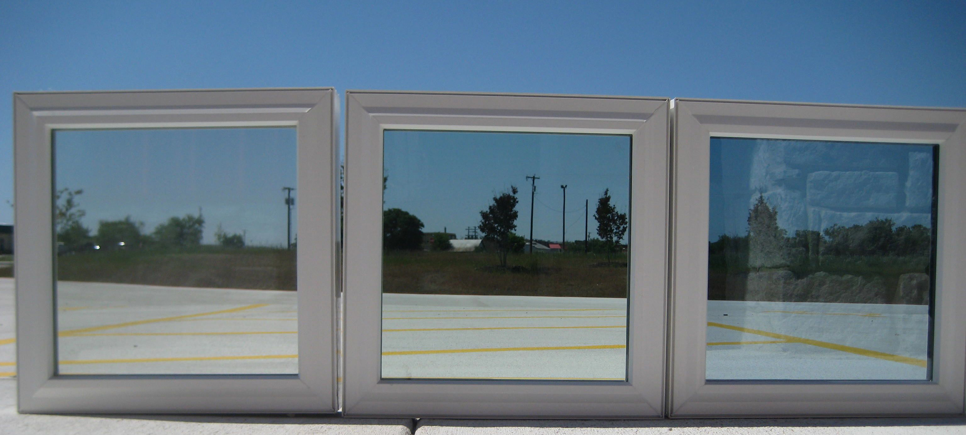 Low E glass energy efficient windows
