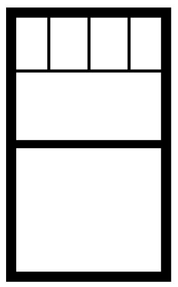 window with grid lines