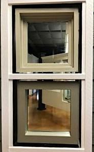 Inside view of the two window frames. Top: Elite 5400. Bottom: Resolute 4200