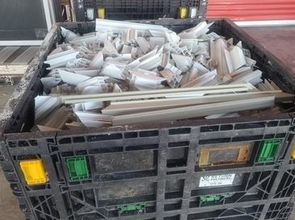 Ringer Windows vinyl waste from window manufacturing