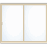Almond Sliding Patio door 8' width AL8068is