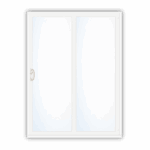 White 5068 Sliding Patio Door WH5068is