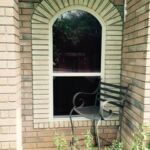 Special shape arch top single hung window